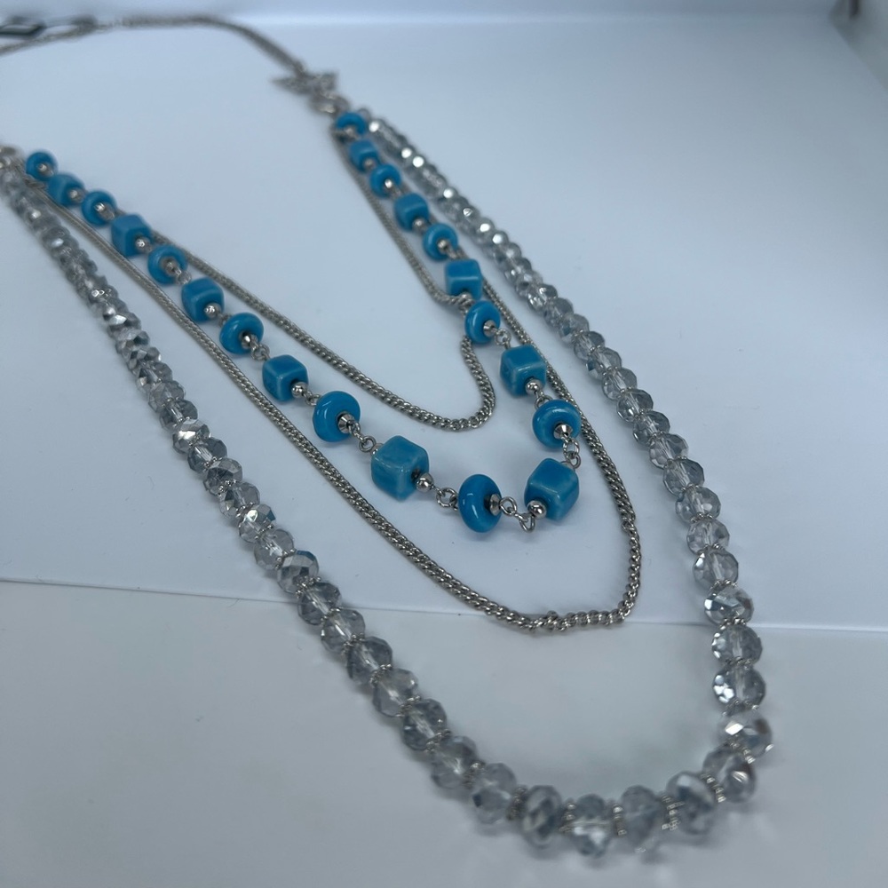 Fifth Avenue Collection Four Strand Swarovski Crystal Butterfly Necklace